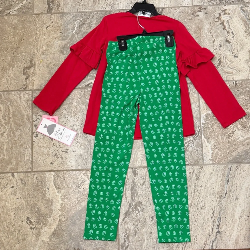 NWT Size 2T Rare Edition Snowman Long sleeve Top with Leggings Set